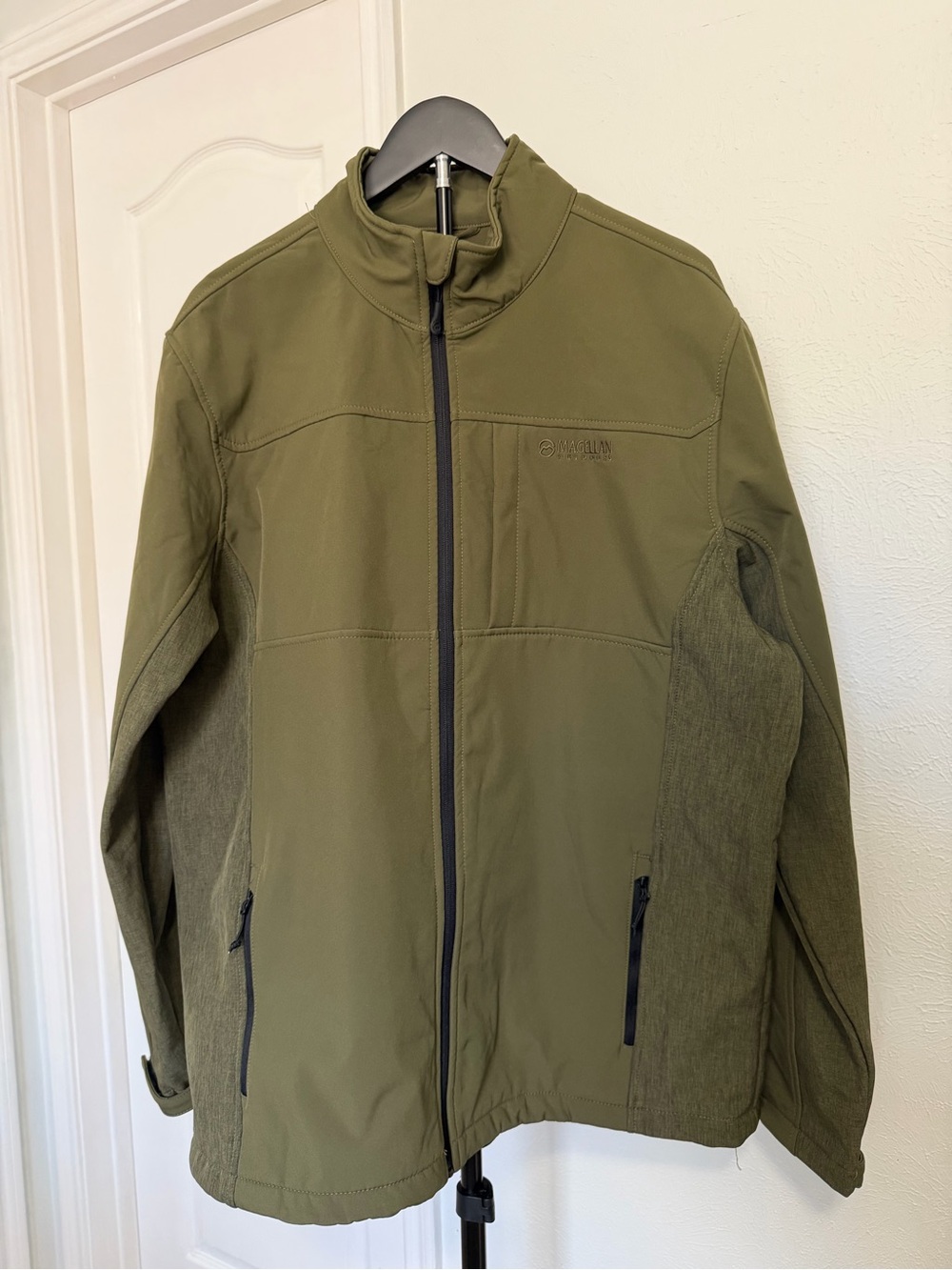 Magellan Outdoors Olive Performance Softshell Jacket